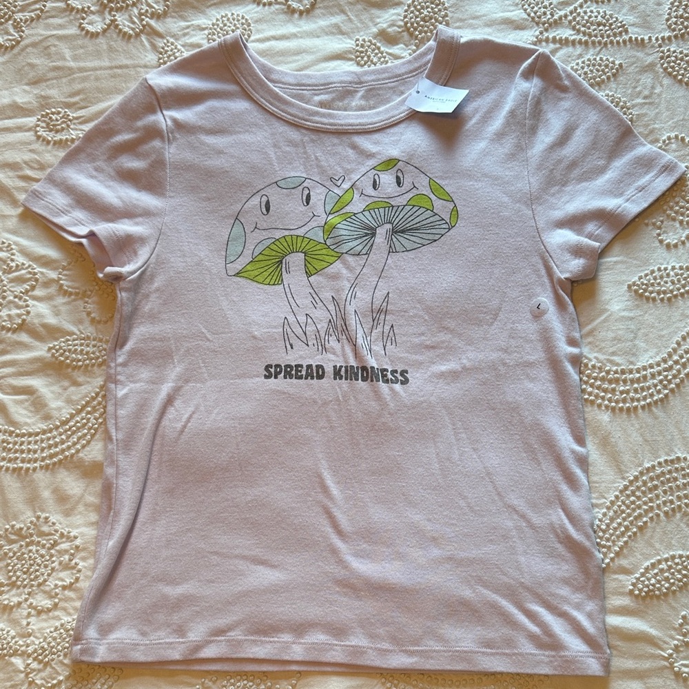 American Eagle Outfitters 'Spread Kindness' Tee - Light Pink